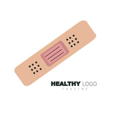 bandage Medical tools vector Logo on white background