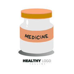 Medical tools vector Logo on white background