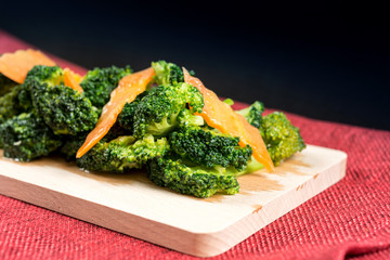 Handmade cauliflower vegetables on table