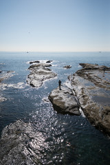 穏やかな冬の海