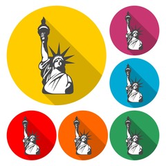 Statue of Liberty icon - Illustration
