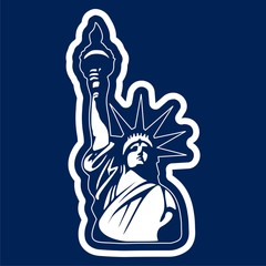 Statue of Liberty icon - Illustration