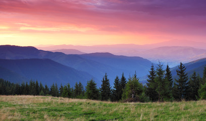 Plakat mountain landscape