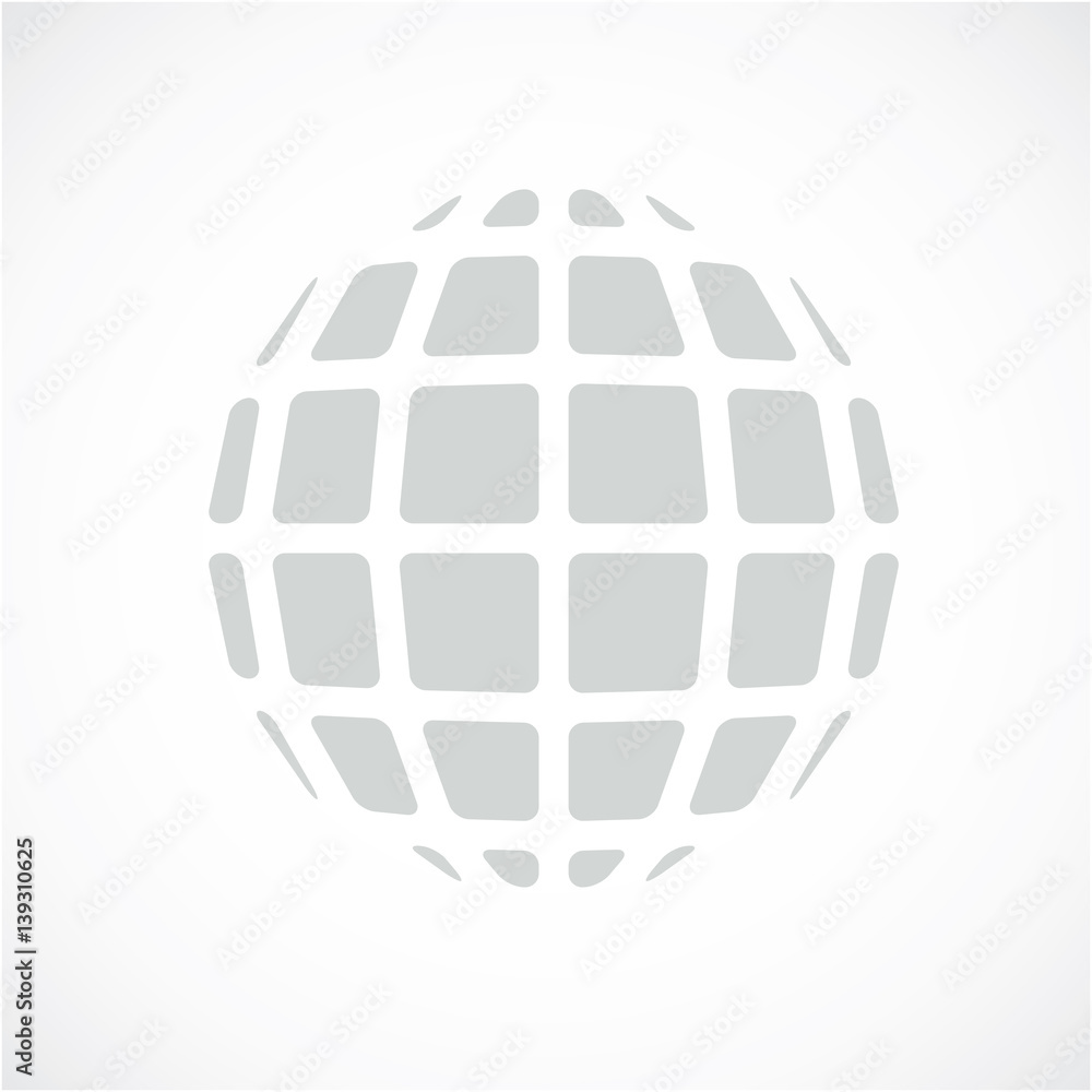 Poster gray dimensional vector low poly object, trigonometry shape. technology 3d spherical element made wi