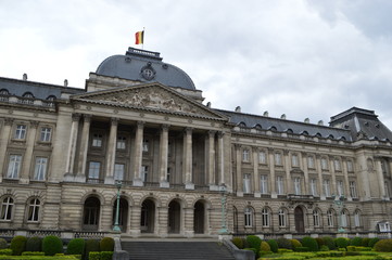 Fototapeta na wymiar Palace Royal in Brussels