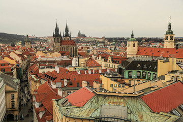 Naklejka na ściany i meble Panorama von Prag