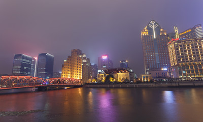 Fototapeta na wymiar Garden Bridge of Shanghai
