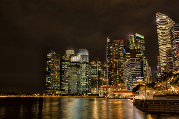 Obraz premium Cityscape in night time