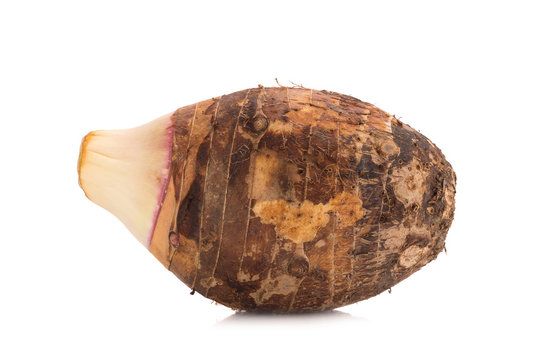 taro on white background