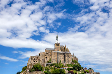 Obraz premium Scenic view to Mont Saint-Michel