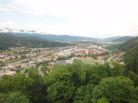 Panorama von Kapfenberg, Steiermark