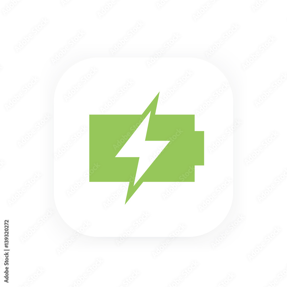 Canvas Prints charging battery vector icon