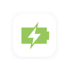 charging battery vector icon