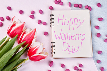 Original congratulation with Women's day.