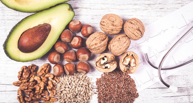 Sources of omega 3 fatty acids contained in the food.