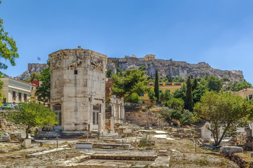 Fototapeta na wymiar Tower of the Winds, Athens