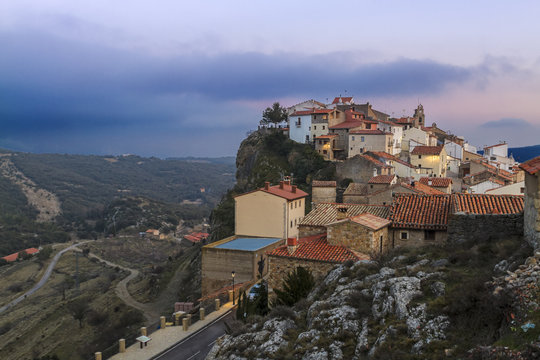 Dusk in Xodos. Castell&oacute;. Valencian Community.