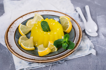 Traditional panna cotta