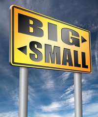 big small size matters no deal or issue.