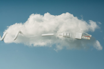 Fototapeta premium Cloud Computing