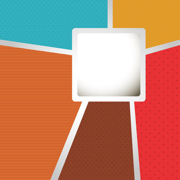 colors with squard background icon, vector illustraction design