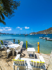 Restaurant direkt am Wasser, Port Elisabeth, Bequia, Inseln über dem Winde, , Kleine Antillen, ...