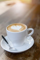 Obraz premium Coffee heart