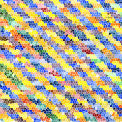 Fototapeta na wymiar Pattern of colorful abstract geometric shapes.