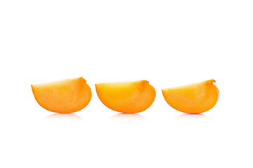 Naklejka na ściany i meble Persimmon fruit isolated on white background