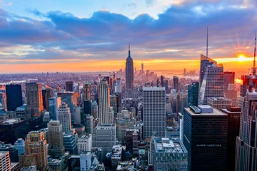 Foto op Plexiglas view of new york city at night © DD25