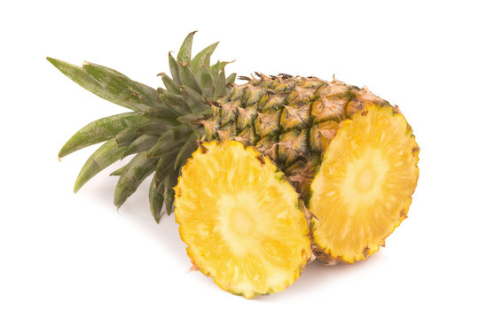 Pineapple isolated no white Background