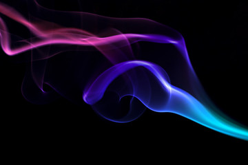 Movement of smoke full color.