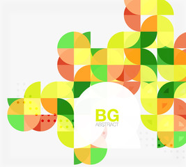 Modern elegant geometric circles abstract background