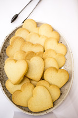assorted stock of linzer hearts