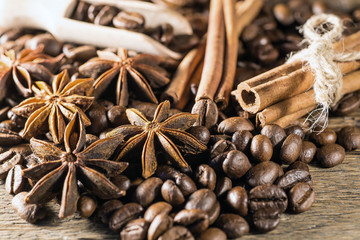 roasted coffee beans, can be used as a background