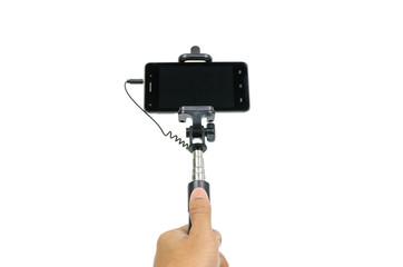 Mobile phone and monopod