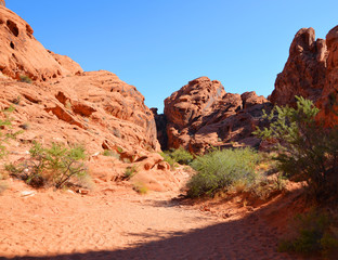 Beautiful Valley of Fire State Park, Nevada, USA