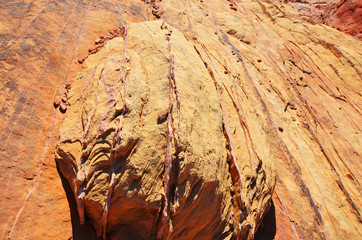 Rock erosion in Valley of Fire State Park, Nevada, USA