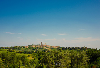Naklejka premium San Gimignano
