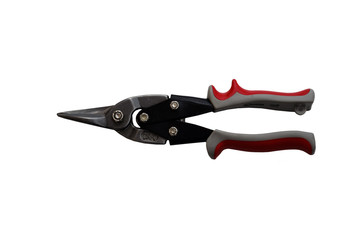 Metal scissors isolated on white