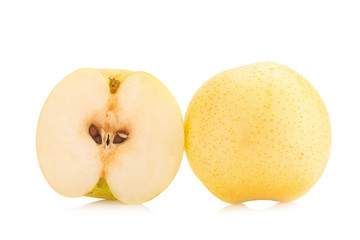 Naklejka na ściany i meble pear fruit isolated on white background