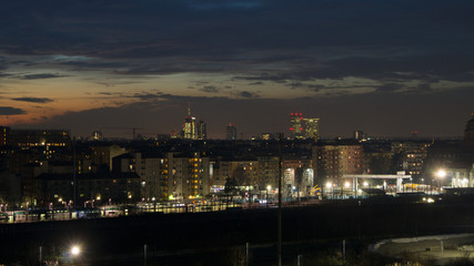 Fototapeta na wymiar Milano landscape