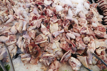 Fresh raw chicken meat 