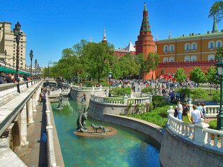 День победы в Александровском саду. Москва 2014