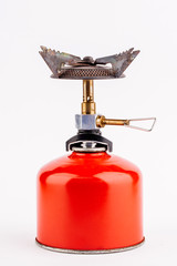 Portable Gas Stove  on white background.