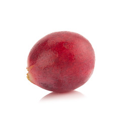 red grape isolated on white background