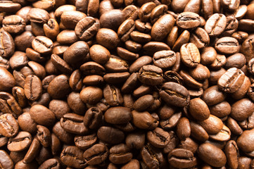 roasted coffee beans, can be used as a background