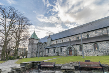 Fototapeta na wymiar Stavanger Cathedral HDR