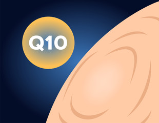 q10 skin icon vector