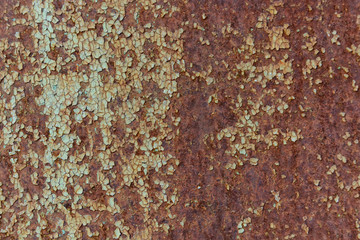 Cracked painted old metal texture
